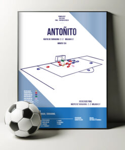 Gol Ascenso del Málaga. Antoñito. Málaga 2-2 Nastic. 2023-2024